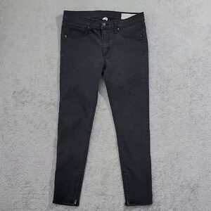 Rag & Bone Zipper Capri Women's Black/ Gray Skinny Jeans